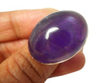 Chunky Oval Amethyst Sterling Silver 925 Gemstone Statement Ring