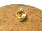 Oval Shaped Citrine Sterling Silver 925 Gemstone Pendant