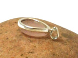 Pink Teardrop Rose QUARTZ Sterling Silver 925 Gemstone Pendant