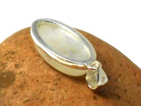 Fiery Oval MOONSTONE Sterling Silver 925 Gemstone Pendant