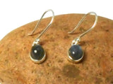 Fiery Oval LABRADORITE Sterling Silver Gemstone Drop Dangle Earrings