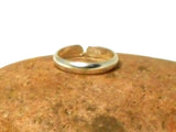 Plain Adjustable 925 Sterling Silver Toe Ring - 3 mm