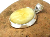 AMBER Sterling Silver Gemstone Pendant