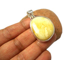 AMBER Sterling Silver Gemstone Pendant