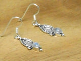 MOONSTONE Sterling Silver 925 Gemstone Earrings 925