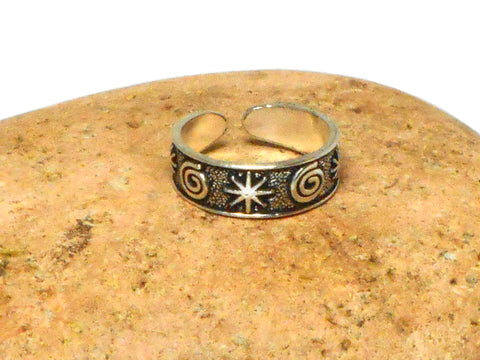 Adjustable 925 Sterling Silver TOE Ring - Gift Boxed