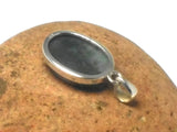 Oval Green Moss Agate Sterling Silver 925 Gemstone Pendant