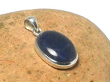 Oval Blue SODALITE Sterling Silver 925 Gemstone Pendant