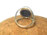 Purple Oval CHAROITE Sterling Silver 925 Oval Gemstone Ring