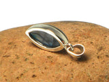 Fiery Marquise Shaped LABRADORITE  Sterling Silver 925 Gemstone Pendant