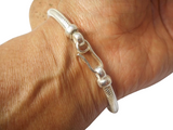 Chunky 4.5 mm Snake Chain Sterling Silver 925 Bracelet - 20 cm