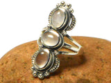 Pink ROSE QUARTZ Sterling Silver 925 Gemstone Ring