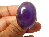 Chunky Oval Amethyst Sterling Silver 925 Gemstone Statement Ring