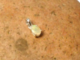 Small Oval White OPAL Sterling Silver 925 Gemstone Pendant