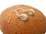 MOONSTONE Gemstone Earrings 925: Bohemian Sterling Silver Jewellery