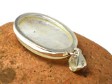 Large Oval Grade 'A' MOONSTONE Sterling Silver 925 Gemstone Pendant