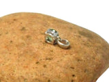 Small Round Green KYANITE Sterling Silver 925 Gemstone Pendant