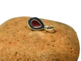 Small Garnet Sterling Silver 925 Gemstone Pendant