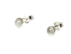 MOONSTONE Sterling Silver 925 Gemstone STUD / Earrings