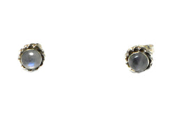 MOONSTONE Sterling Silver 925 Gemstone STUD / Earrings