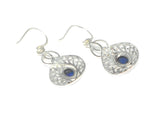 Blue LAPIS LAZULI Sterling Silver Gemstone Earrings 925 - (LLER2906171)
