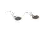 Red GARNET Gemstone Earrings: Bohemian Sterling Silver Jewellery
