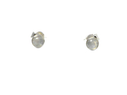 MOONSTONE Sterling Silver Gemstone STUD / Earrings 925 - 5 mm