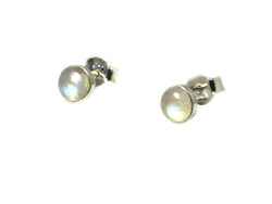 moonstone sterling silver 925 earrings studs