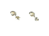 MOONSTONE Pear Shaped Sterling Silver Gemstone Stud Earrings 925 - 5 x 7 mm