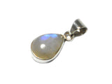 Teardrop Shaped MOONSTONE Sterling Silver 925 Gemstone Pendant