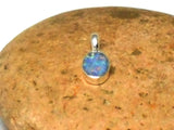 Fiery Oval Australian OPAL Sterling Silver 925 Gemstone Pendant