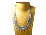 Sterling Silver 925 Tribal Design Necklace - UK Hallmarked - (SNL2303183)