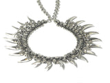 Sterling Silver 925 Tribal Design Necklace - UK Hallmarked