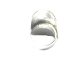 Handmade Adjustable 925 Sterling Silver Ring - Size O - UK Hallmarked - (SSR2303183)