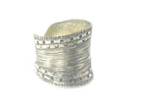 Handmade Adjustable 925 Sterling Silver Ring - Size S - UK Hallmarked - (SSR2303185)