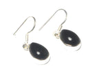 Black ONYX Sterling Silver 925 Gemstone Earrings - (BOER2903181)