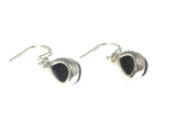 Black ONYX Sterling Silver 925 Gemstone Earrings - (BOER2903181)
