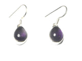 Purple AMETHYST Sterling Silver Gemstone Earrings 925 - (AMER2903182)