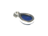 Tear Drop Afghanistani LAPIS LAZULI Sterling Silver 925 Gemstone Pendant - (LLPT2903181)