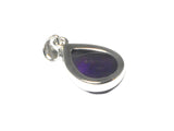 Purple Teardrop AMETHYST Sterling Silver 925 Gemstone Pendant