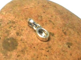 Small Blue AQUAMARINE Sterling Silver Oval 925 Gemstone Pendant
