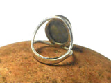 Fiery LABRADORITE  Sterling Silver 925 Oval Gemstone Ring