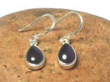 Purple AMETHYST Sterling Silver Gemstone Earrings 925 - (AMER2903182)