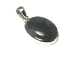 Oval Green Moss Agate Sterling Silver 925 Gemstone Pendant