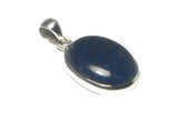 Oval Blue SODALITE Sterling Silver 925 Gemstone Pendant