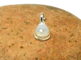 Small Teardrop MOONSTONE Sterling Silver 925 Gemstone Pendant