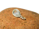 Small Teardrop MOONSTONE Sterling Silver 925 Gemstone Pendant
