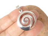 Sterling Silver 925 Spiral Pendant - 22 mm diameter