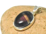 Oval Fluorite Sterling Silver 925 Gemstone Pendant