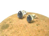 Fiery LABRADORITE Pear Shaped Sterling Silver Gemstone Stud Earrings 925 - 5 x 7 mm
